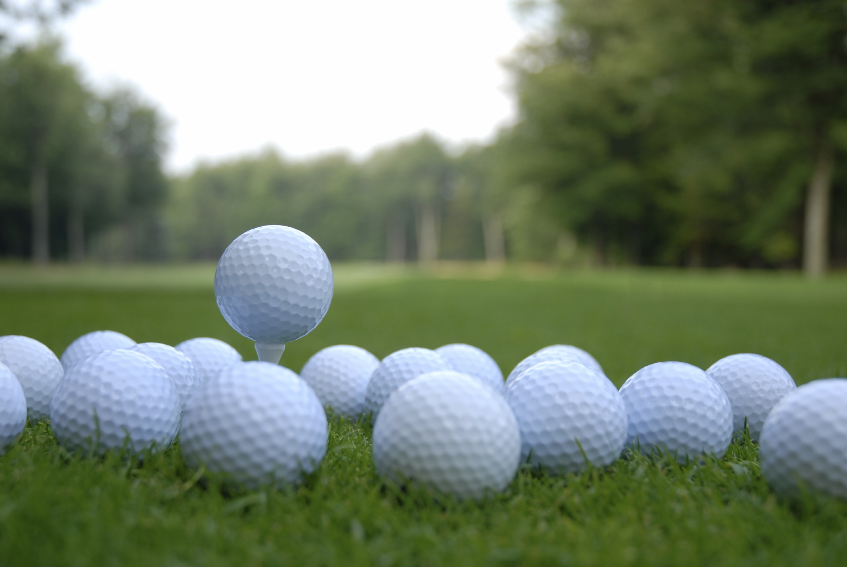 Golfballs on Range